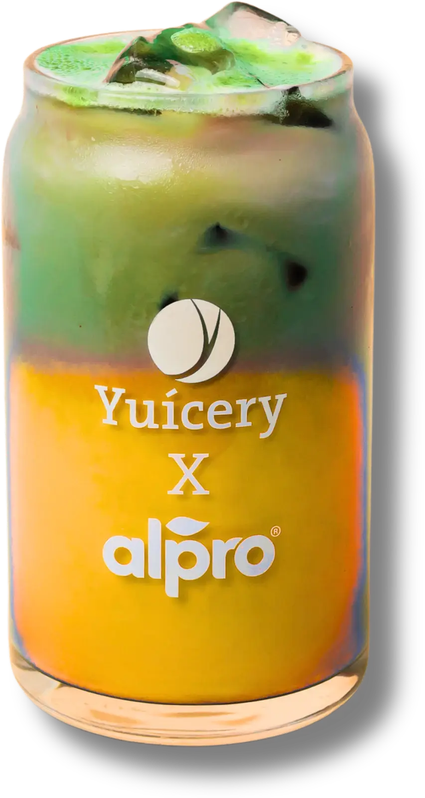 Iced Mango Matcha Latte