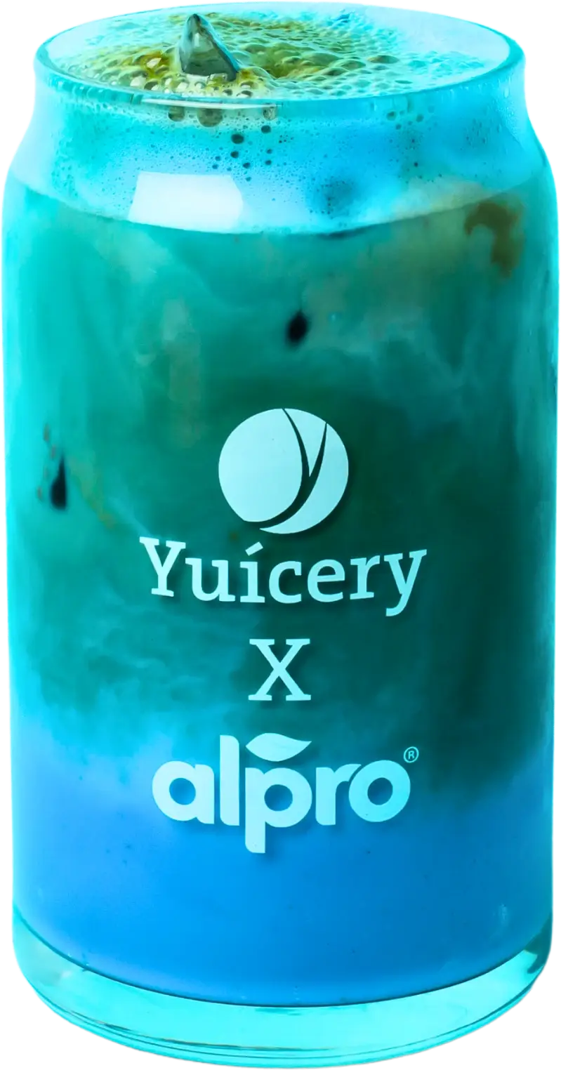 (Iced) Blue Vanilla Matcha Latte